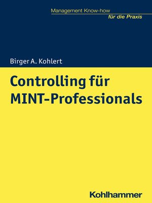 cover image of Controlling für MINT-Professionals